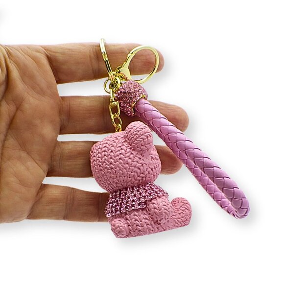 Luxury Keychain Bag Clip Handmade - Picture 2 of 5